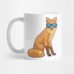 Fox with Sunglasses Mug